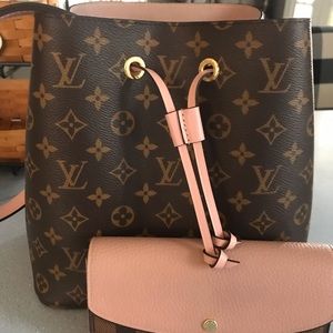 Authentic Louis Vuitton Noe Noe Handbag Monogram canvas
